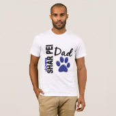 Chinese Shar Pei Dad 2 T-shirt (Voorkant volledig)
