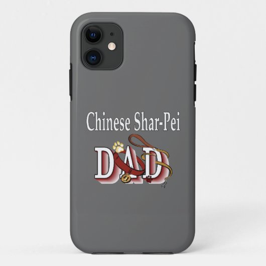Chinese Shar-Pei DAD Case-Mate iPhone Case (Achterkant)