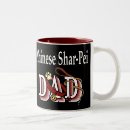 Chinese Shar-Pei DAD Gifts Tweekleurige Koffiemok