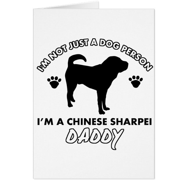 Chinese Shar-pei Dog Dad (Voorkant)