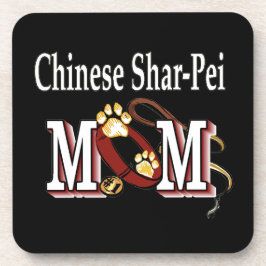 Chinese Shar-Pei Dog mama Bier Onderzetter