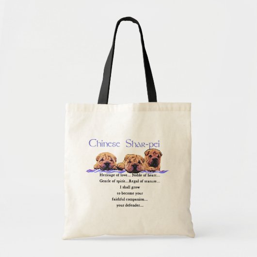 Chinese Shar-pei Gifts Tote Bag (Voorkant)