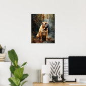 Chinese Shar-Pei Hond Kunstprint Poster (Thuiskantoor)