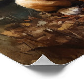 Chinese Shar-Pei Hond Kunstprint Poster (Hoek)