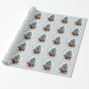 Chinese Shar-Pei Kerstmis Cadeaupapier