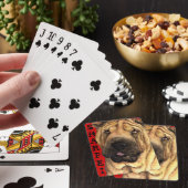 Chinese shar-Pei-kleurenbankkaarten Pokerkaarten (Insitu)