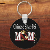 Chinese Shar-pei Ma Gifts Sleutelhanger (Voorkant)