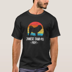 Chinese Shar-Pei Mam Retro  T-shirt