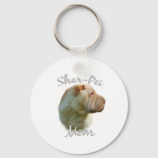 Chinese Shar-Pei Moeder 2 Sleutelhanger (Voorkant)