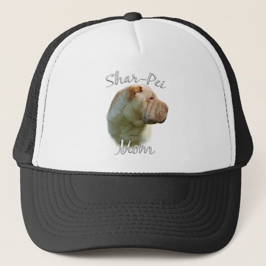 Chinese Shar-Pei Moeder 2 Trucker Pet (Voorkant)