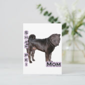 Chinese Shar-Pei Moeder 4 Briefkaart (Staand voorkant)
