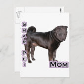 Chinese Shar-Pei Moeder 4 Briefkaart (Voorkant / Achterkant)