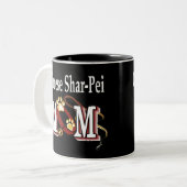 Chinese Shar-Pei Moeder Mok (Voorkant links)
