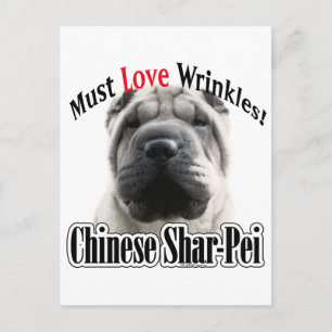 Chinese Shar-Pei moet van rimpels houden Briefkaart