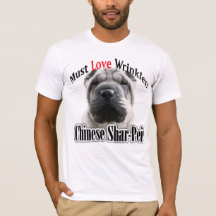 Chinese Shar-Pei moet van rimpels houden T-shirt
