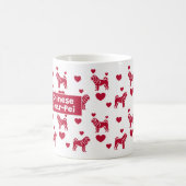 Chinese Shar-Pei Mok met rode harten (Center)