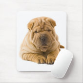 Chinese Shar Pei Puppy Dog Love Mousepad Muismat (Met muis)