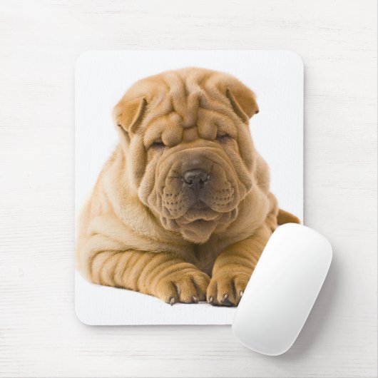 Chinese Shar Pei Puppy Dog - Sharpei Muismat (Met muis)