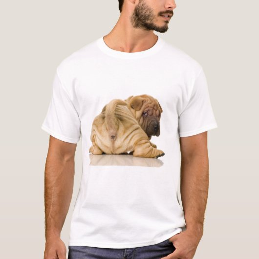 Chinese Shar-pei Puppy Dog T-shirt (Voorkant)