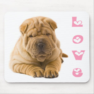 Chinese Shar Pei Puppy Hondenliefde Muismat