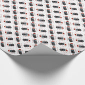 Chinese Shar-Pei Santa Paws Cadeaupapier (Hoek)