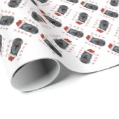 Chinese Shar-Pei Santa Paws Cadeaupapier (Rol Hoek)