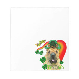 Chinese Shar-Pei St. Patrick's Day Notitieblok