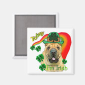 Chinese Shar-pei St. Pattys Magneet (Voorkant / Achterkant)