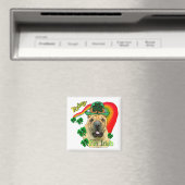 Chinese Shar-pei St. Pattys Magneet (Insitu (Vaatwasser))