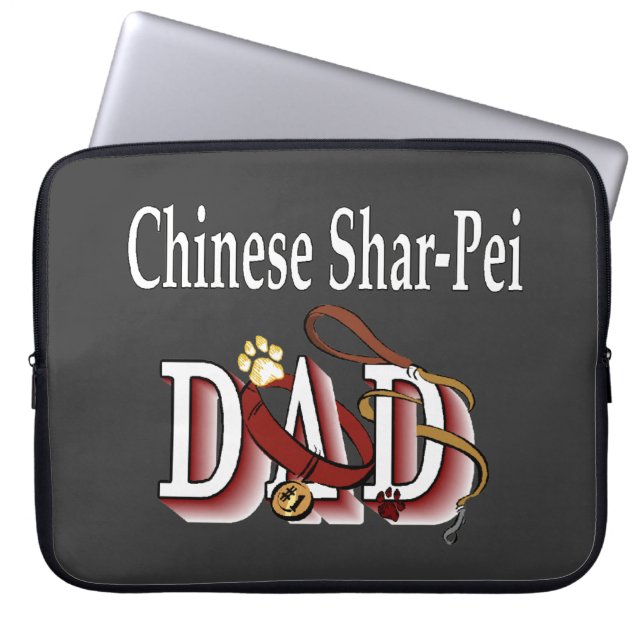 Chinese Shar-Pei Vader Laptop Sleeve (Voorkant)