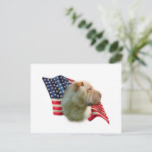 Chinese Shar-Pei vlag Briefkaart (Staand voorkant)