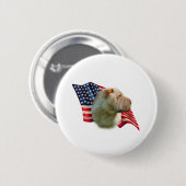 Chinese Shar-Pei vlag Ronde Button 5,7 Cm (Voorkant /achterkant)