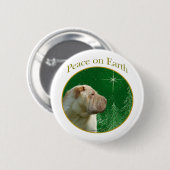 Chinese Shar-Pei vrede Ronde Button 5,7 Cm (Voorkant /achterkant)