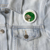 Chinese Shar-Pei vrede Ronde Button 5,7 Cm (In situ)