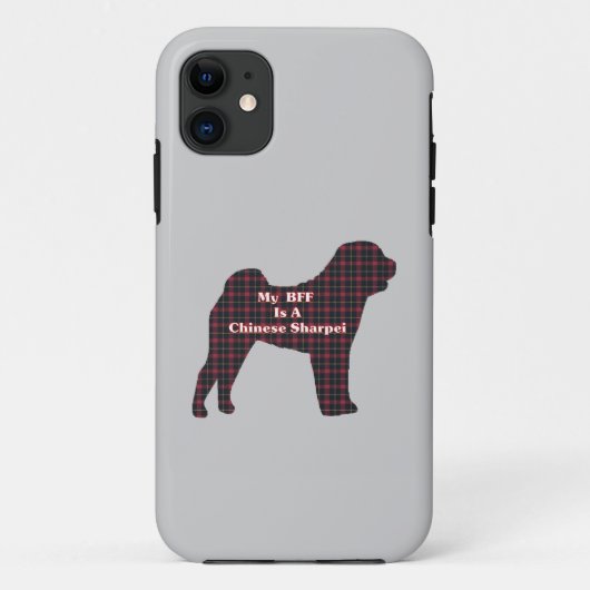 Chinese Sharpei BFF Case-Mate iPhone Case (Achterkant)