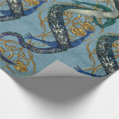 Chinese sierdraak cadeaupapier (Hoek)