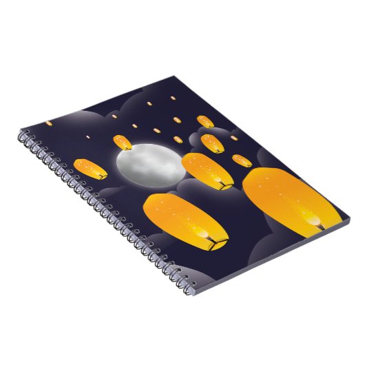 Chinese Sky Lantern Notitieboek (Rechterzijde)