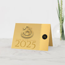 Chinese Slang Jaar 2025 Elegant Monogram HGC