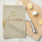 Chinese Slang Jaar 2025 Kies kleur KT2 Theedoek (Quarter Fold)