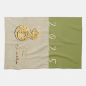 Chinese Slang Jaar 2025 Kies kleur KT Theedoek (Horizontaal)