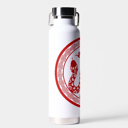 Chinese Slang rode papier-cut stijl WB Waterfles (Voorkant)