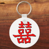 Chinese Sleutelhanger voor dubbel geluk (Voorkant)