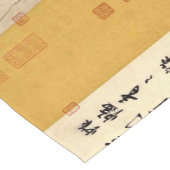 Chinese snonglysende vlinders en bloemen korte tafelloper (Hoek)