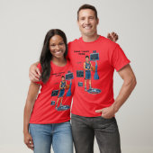 Chinese software-engineer die basketbal speelt URM T-shirt (Unisex)