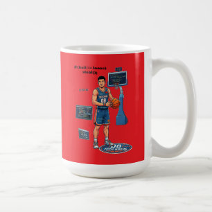 Chinese software ingenieur die basketbal speelt UR Koffiemok