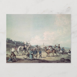 Chinese soldaten briefkaart