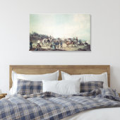 Chinese soldaten canvas afdruk (Insitu (Slaapkamer))