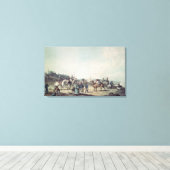 Chinese soldaten canvas afdruk (Insitu (Houten vloer))