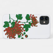 Chinese spinchrysanten — diep rood Case-Mate iPhone case (Achterkant (horizontaal))