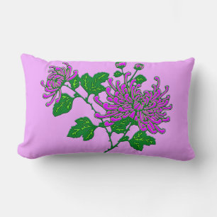Chinese spinchrysanthema - lavendel kussen